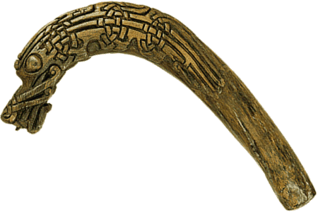 Carved Crook, Early-Eleventh Century, National Museum of Ireland
