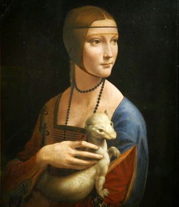 Leonardo da Vinci, Dame mit dem Hermelin (1489/90)