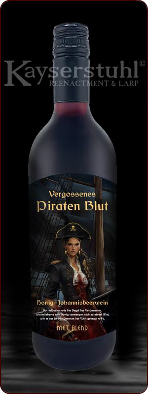 Met Blend "Piratenblut" mit Honig- und Johannisbeerwein